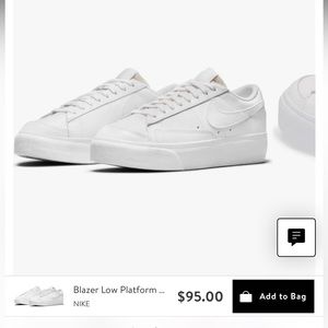 Nike blazer low platform
